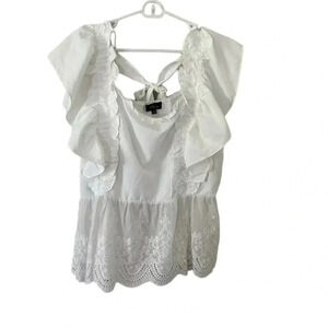 2 for $20 Milk and Honey  Crop top with ruffles